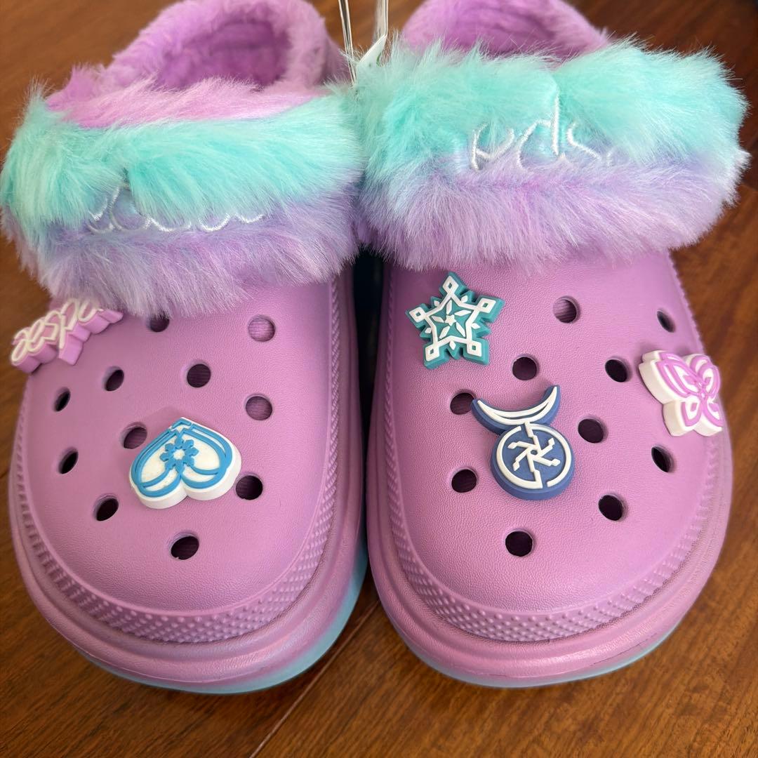 aespa crocs クロックス　24cm ウィンター　トレカ付き