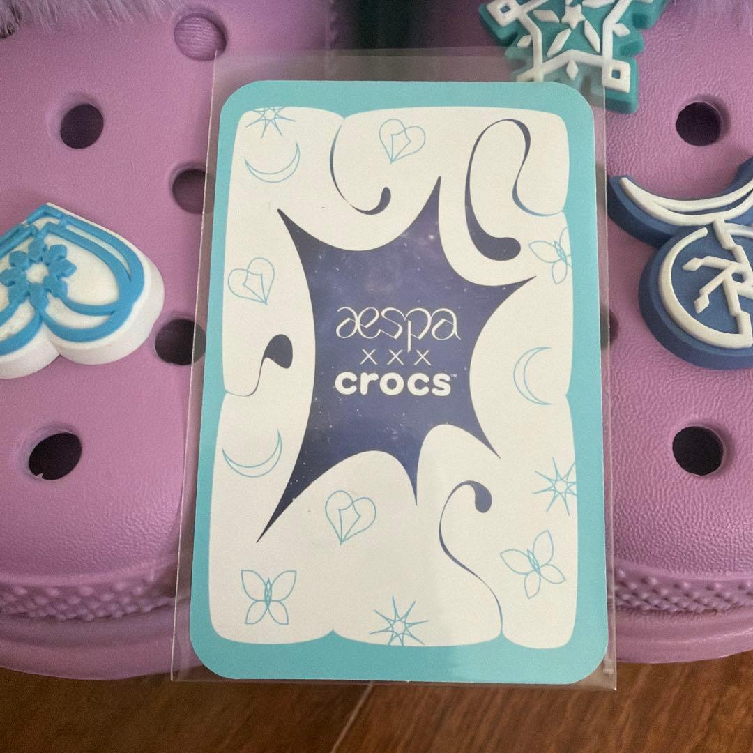 aespa crocs クロックス　24cm ウィンター　トレカ付き