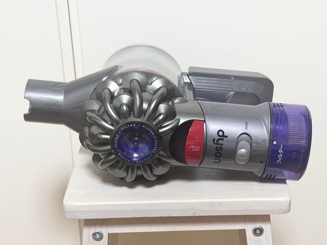 【完全分解洗浄品】ダイソン SV10K マキタ18Vバッテリー仕様 ノズル3個付