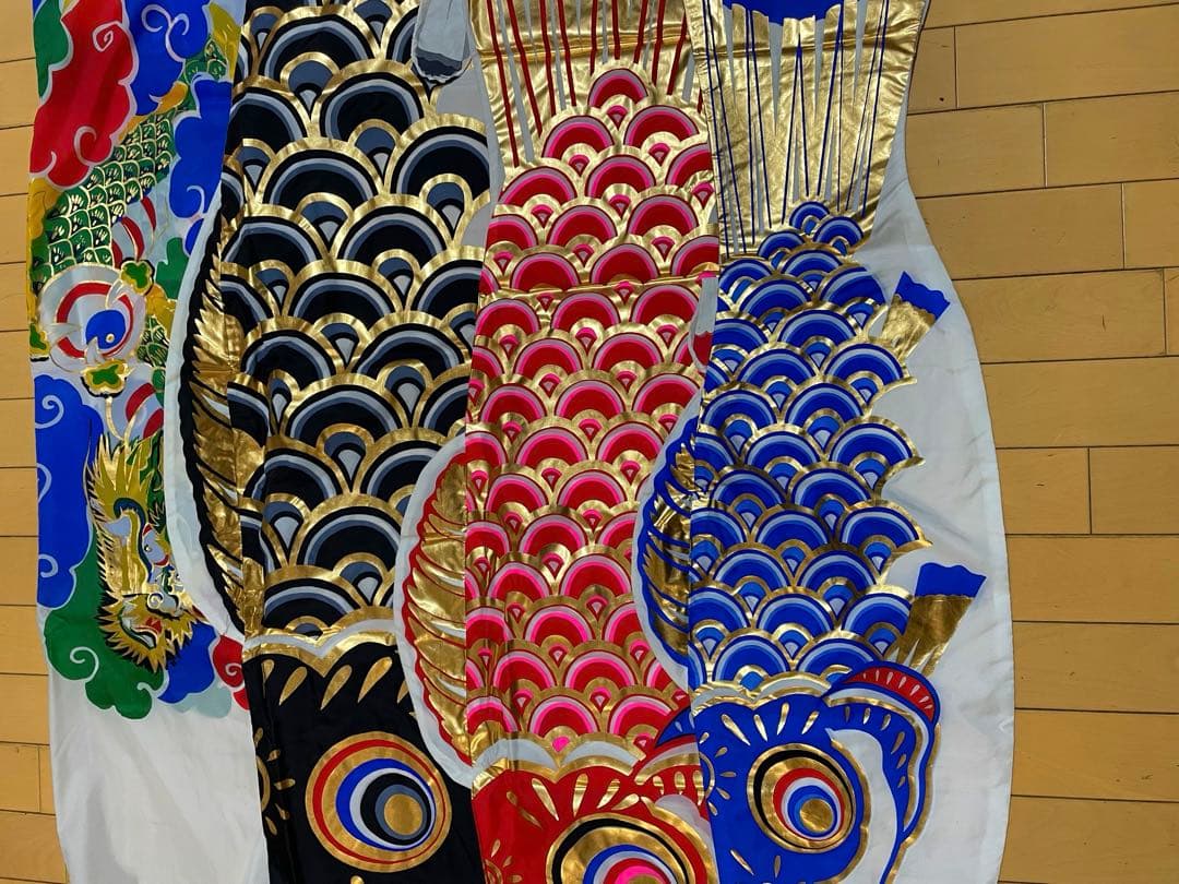 ⭐️半額⭐️即日発送⭐️鯉のぼりセット⭐️ベランダ取付金具セット⭐️使用回数2回⭐️送料無料