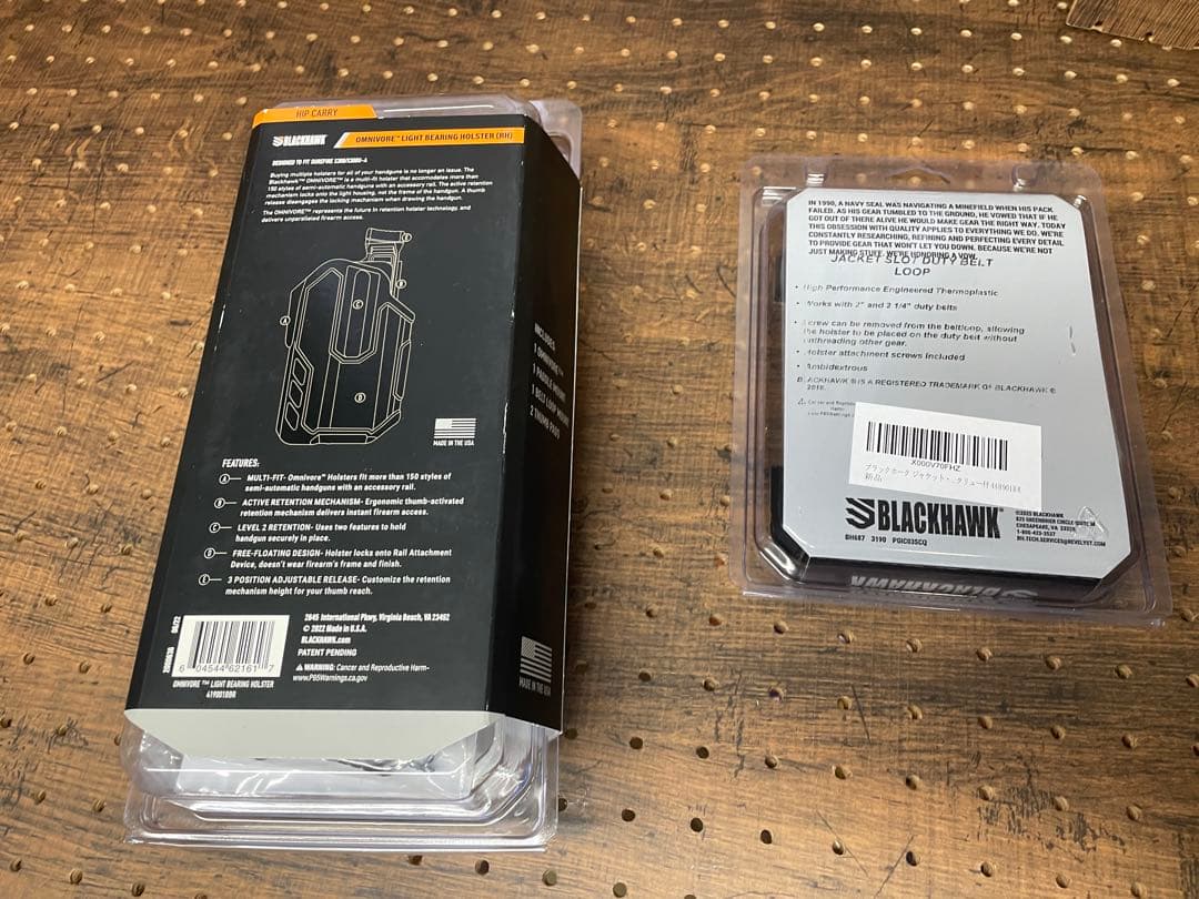 BLACKHAWK マルチフィットホルスター ジャケット・スロット・デューティー