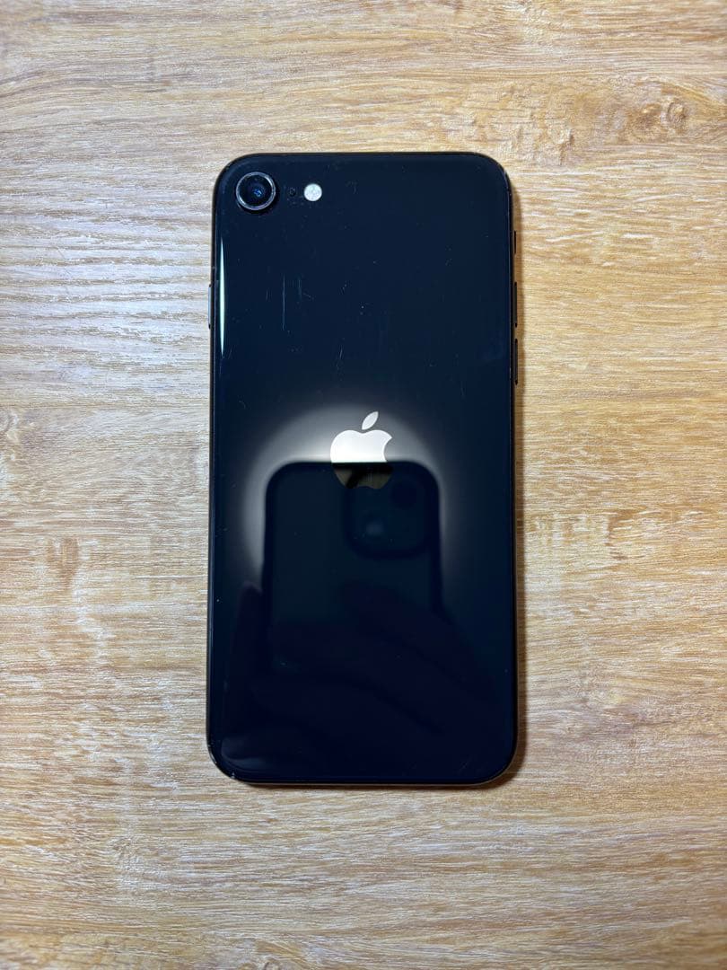 【iPhoneSE 第2世代 128GB ブラック SIMフリー】箱・ケーブル付