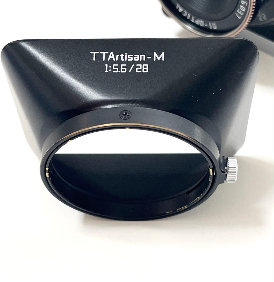 TTArtisan 28mm F5.6 ライカMマウント　ブラックペイント
