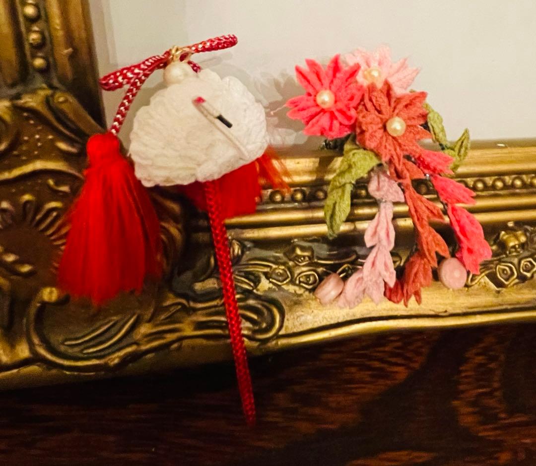 おばあちゃんハンドメイド　 幸せ招く お姫様着物うさぎ人形＊縁起のうさぎ姫