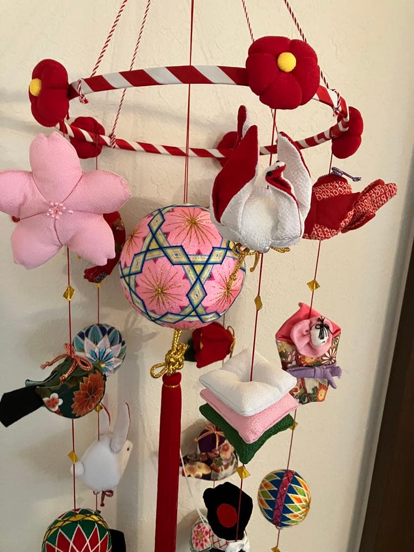 女の子の幸せ願う　さげもん、吊るし飾り、柳川さげもん、柳川まり