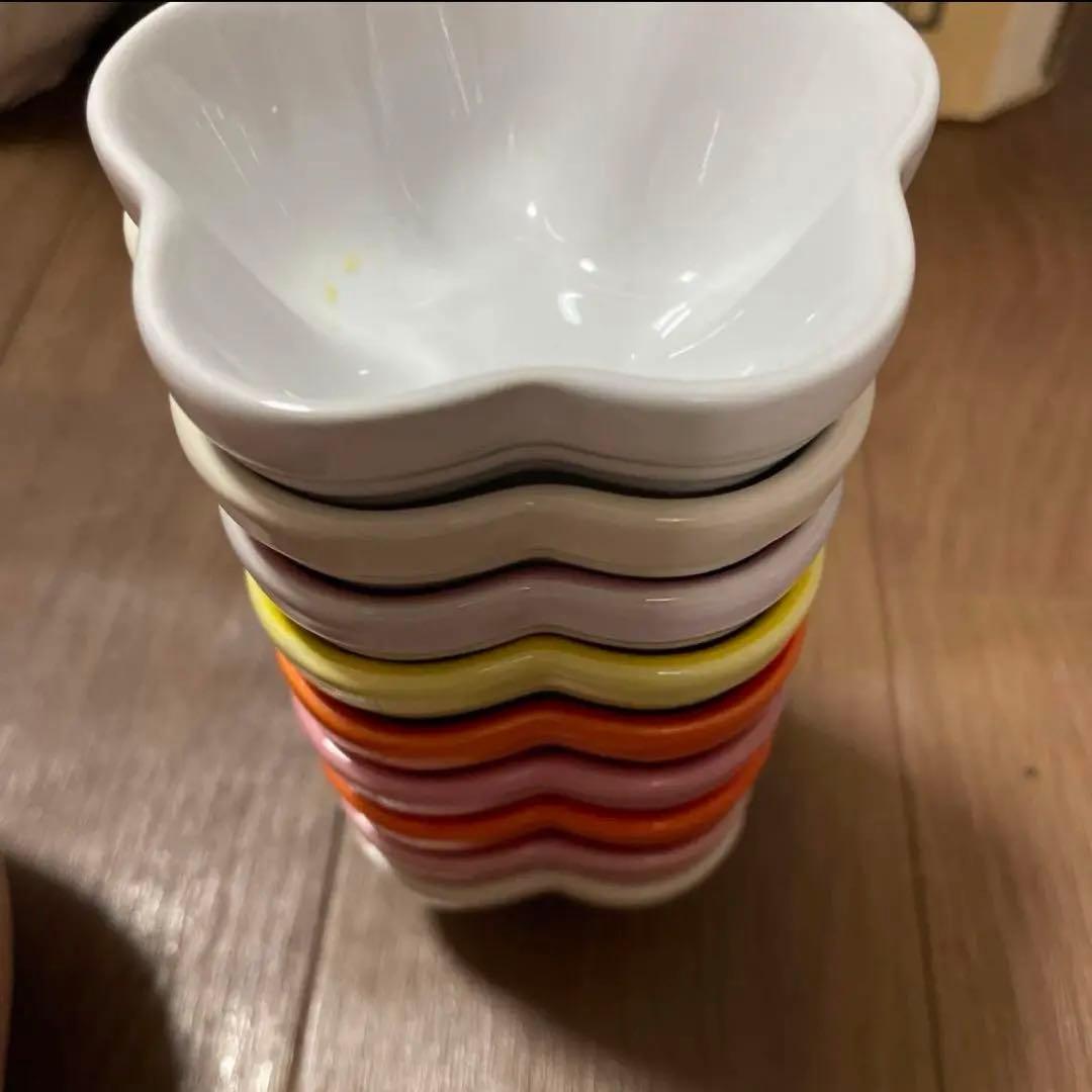 【土日特価】フラワー　小鉢　ル・クルーゼ　　5個セット