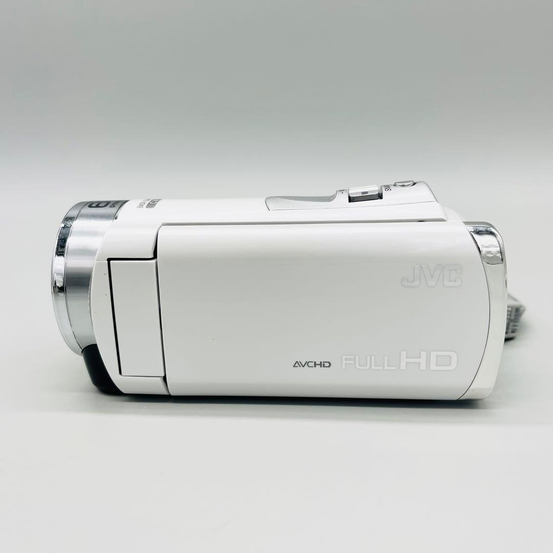 【美品】JVC ビデオカメラ　GZ-E770-W カメラバッグ付