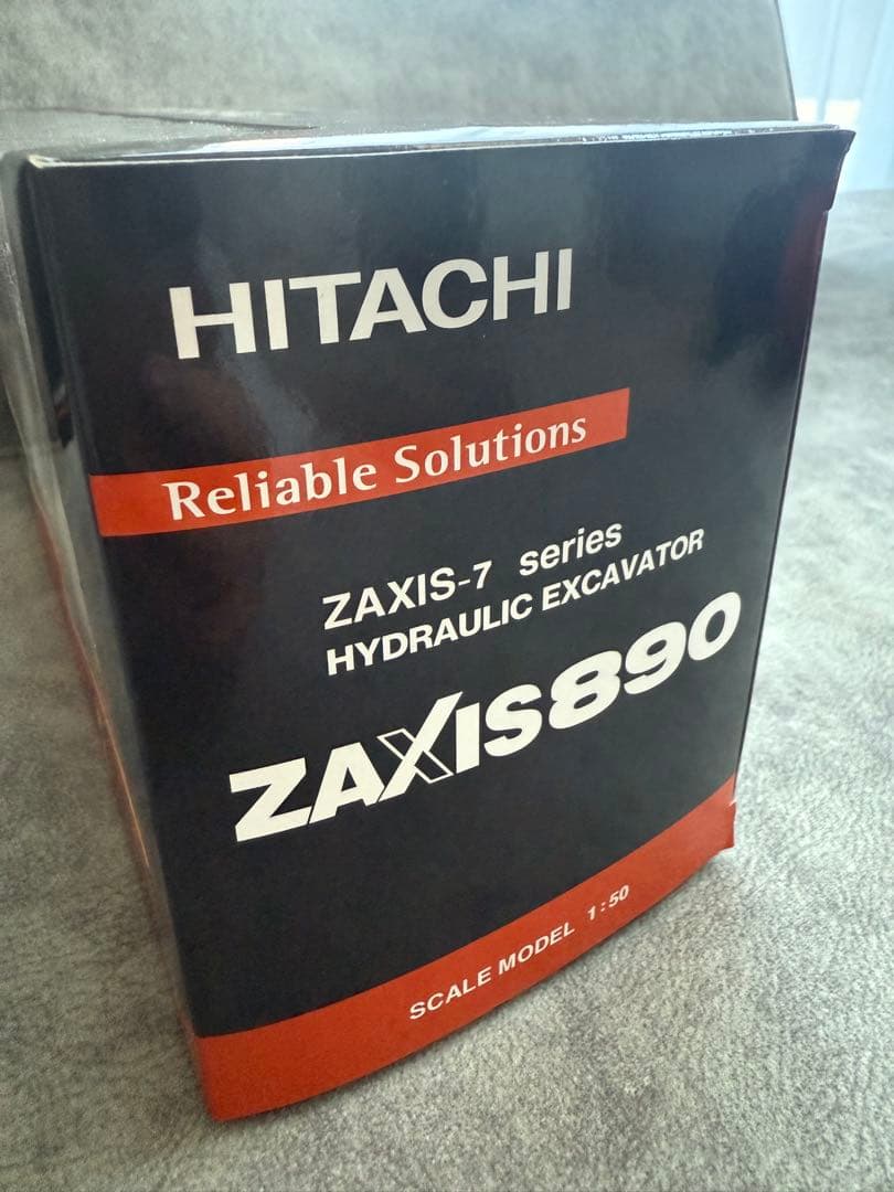【希少・新品】HITACHI ZAXIS890 ミニチュア油圧ショベル 1/50