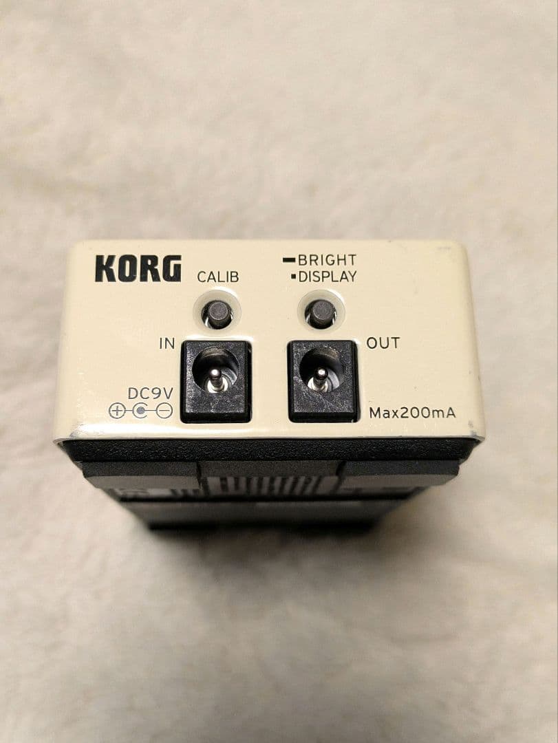 korg Pitchblack X クリームホワイト バッファ チューナー