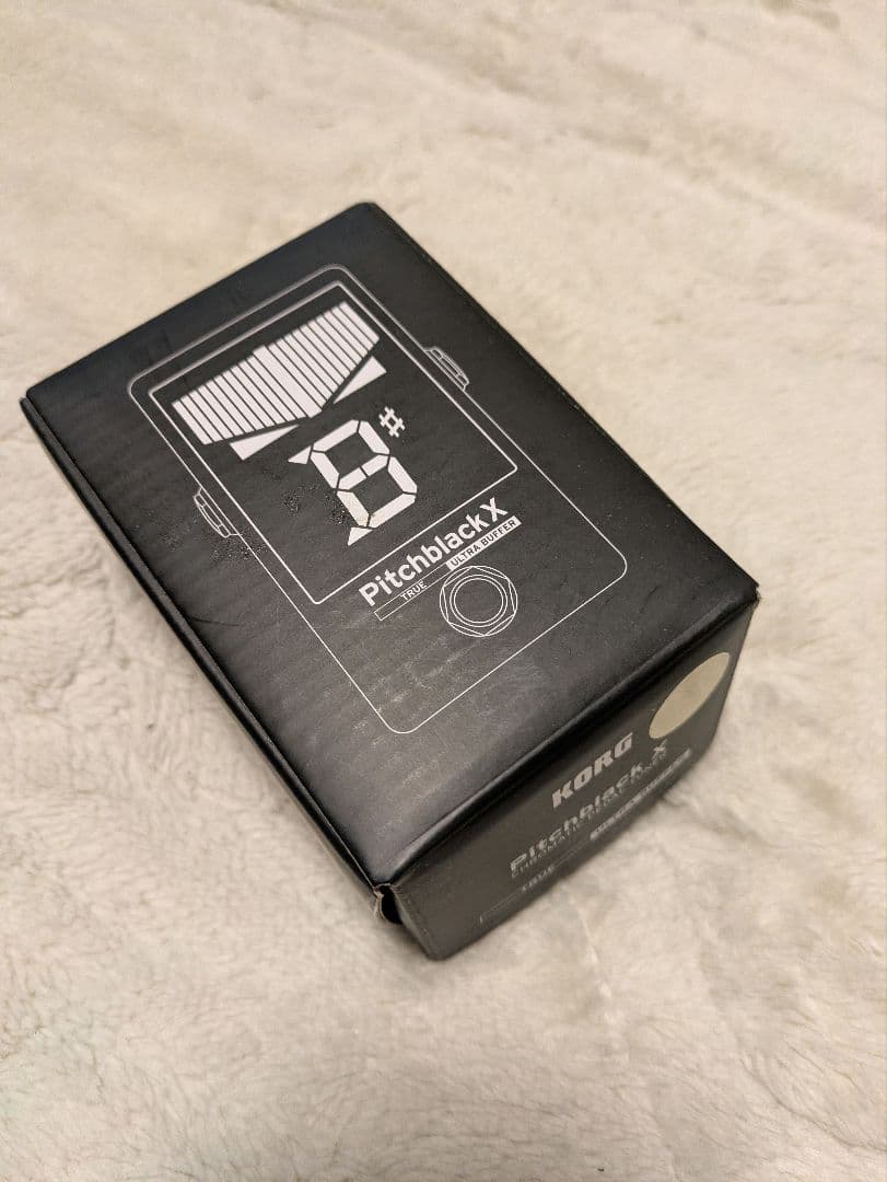 korg Pitchblack X クリームホワイト バッファ チューナー