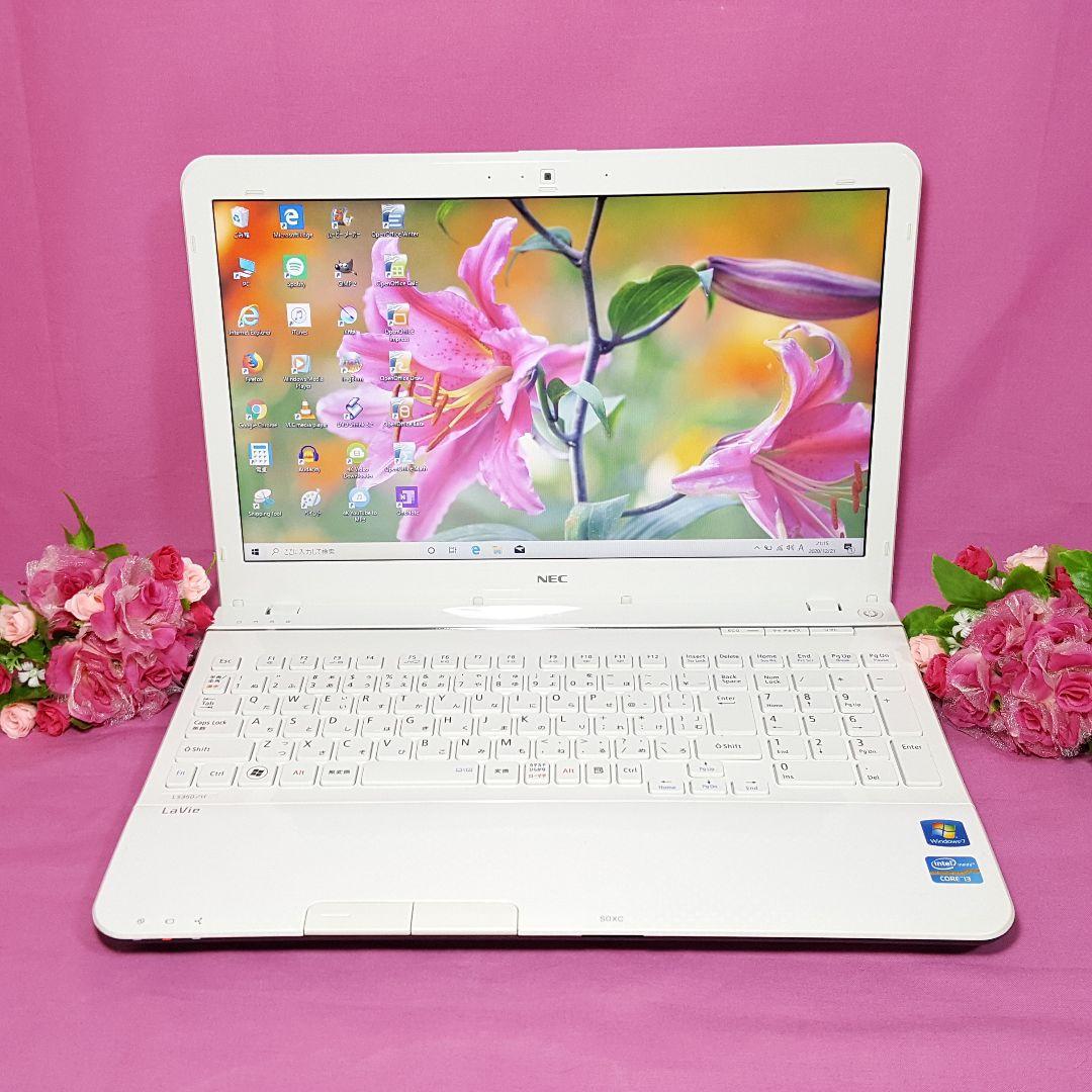 美品★NEC★LAVIE★Windows11★新品SSD256G★Core-i3