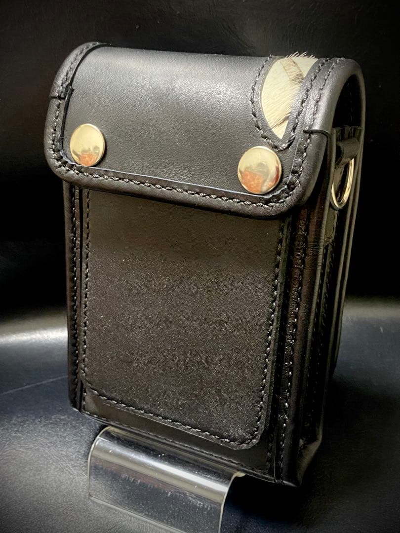 【レザーハンドメイド_全て手縫い】ドロップインダーツケースNo.78