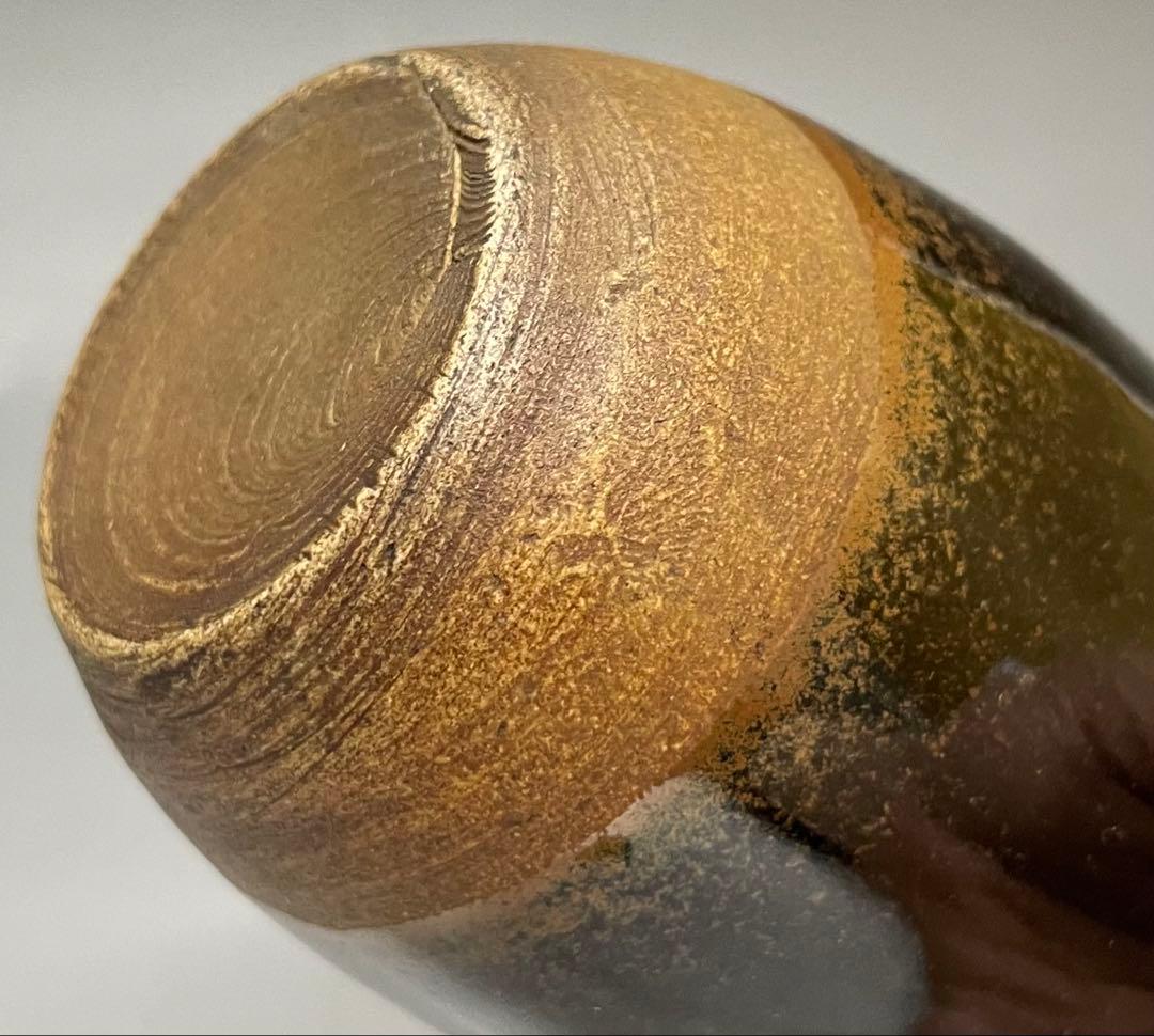 古瀬戸　茶入　仕覆　箱付　茶道具　u910