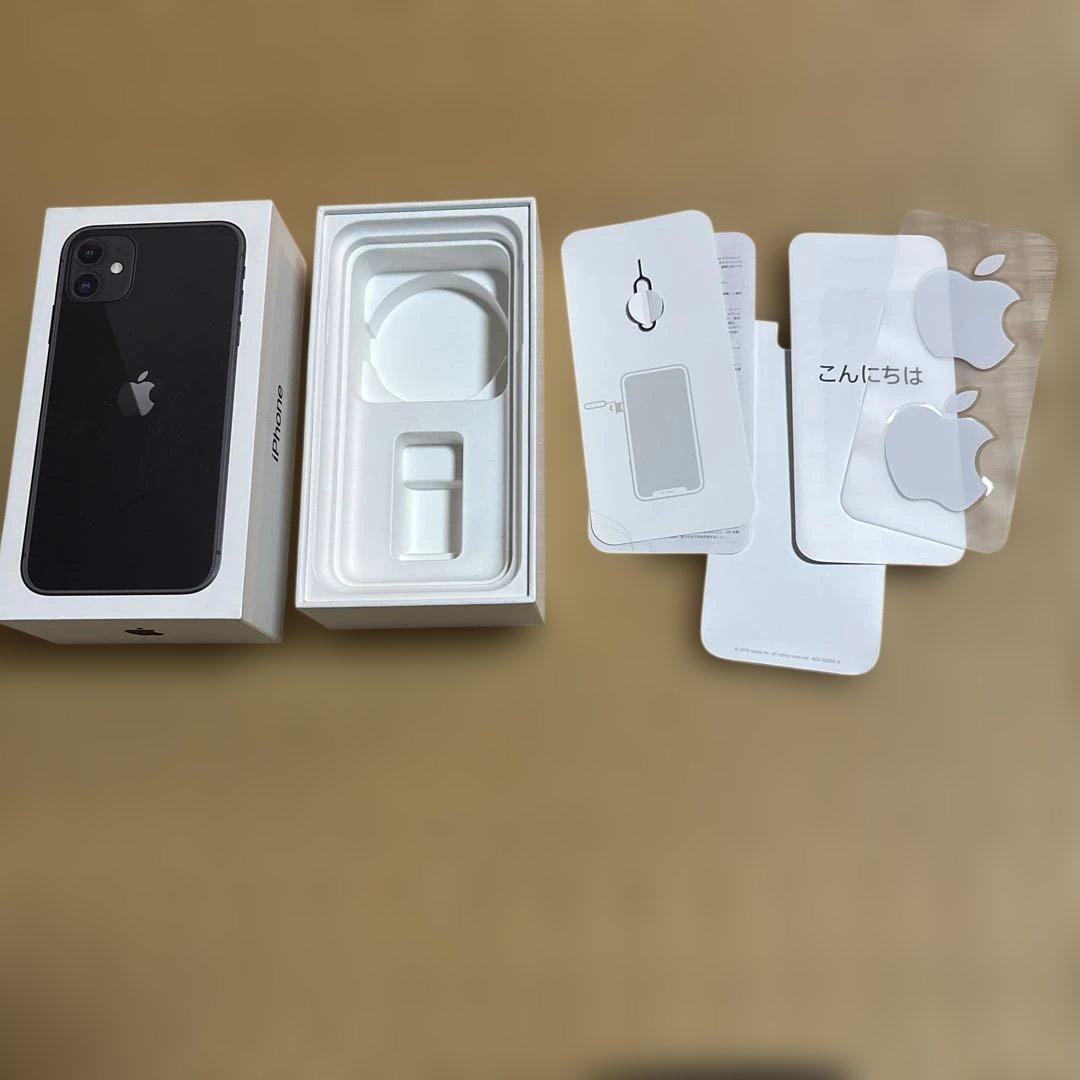 【訳あり/SIMフリー】iPhone11 128GB 黒 88% 箱付