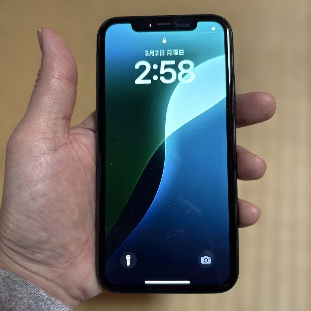 【訳あり/SIMフリー】iPhone11 128GB 黒 88% 箱付