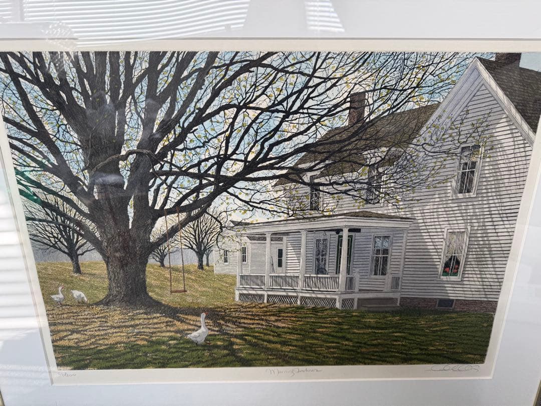 R*I様 キャロル•コレット 銅版画　Morning Shadows モーニング