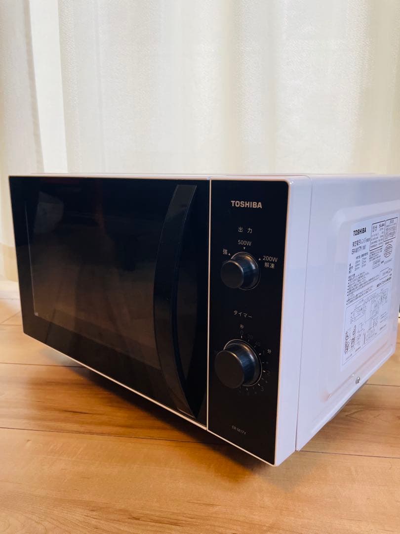 【2024年製】東芝 電子レンジ ER-M17Y(W) 取説付 美品 動作確認済