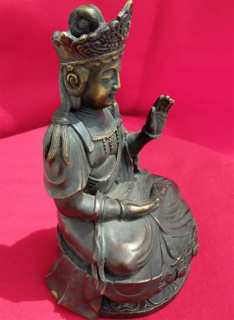 中国・観音菩薩像・仏像・仏教美術・骨董