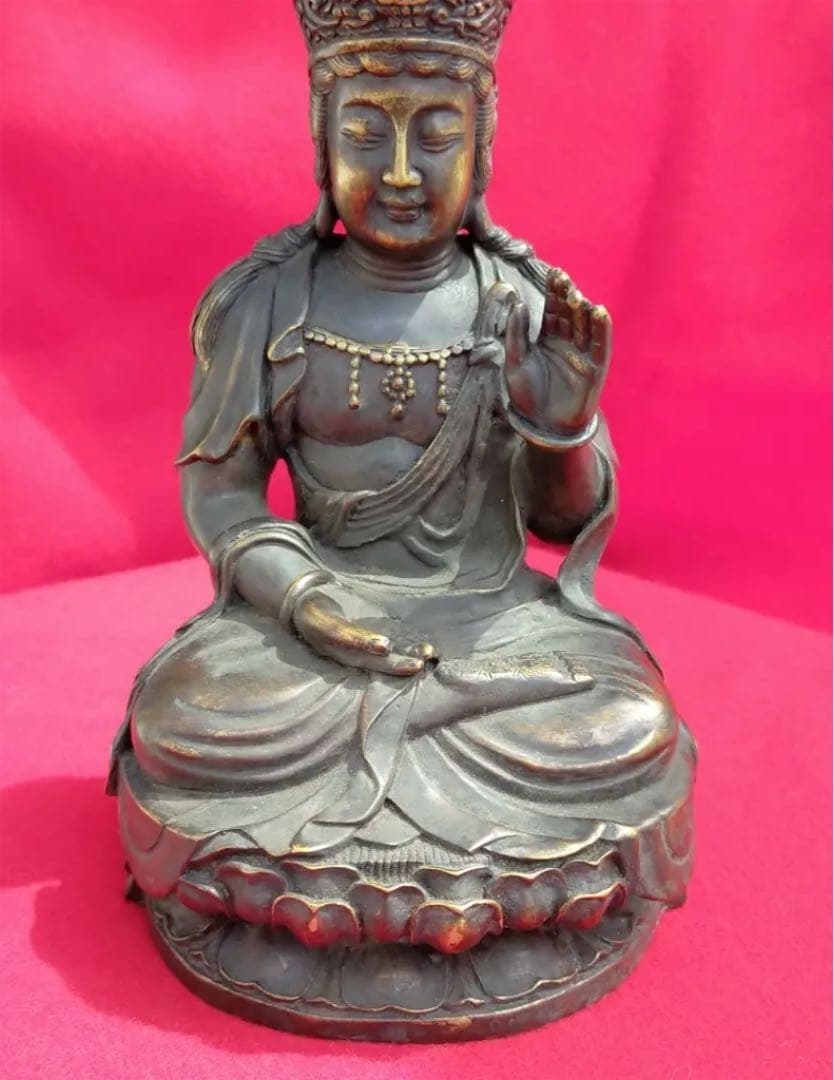 中国・観音菩薩像・仏像・仏教美術・骨董