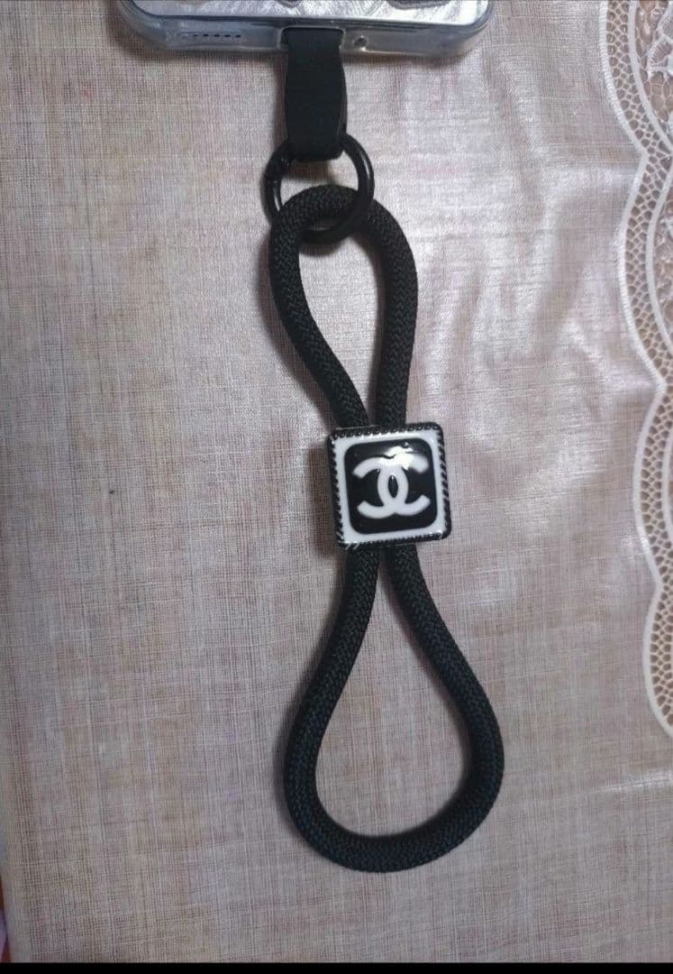 新品未使用男女ペア２本ノベルティシャネルCHANEL携帯ストラップ送料無料