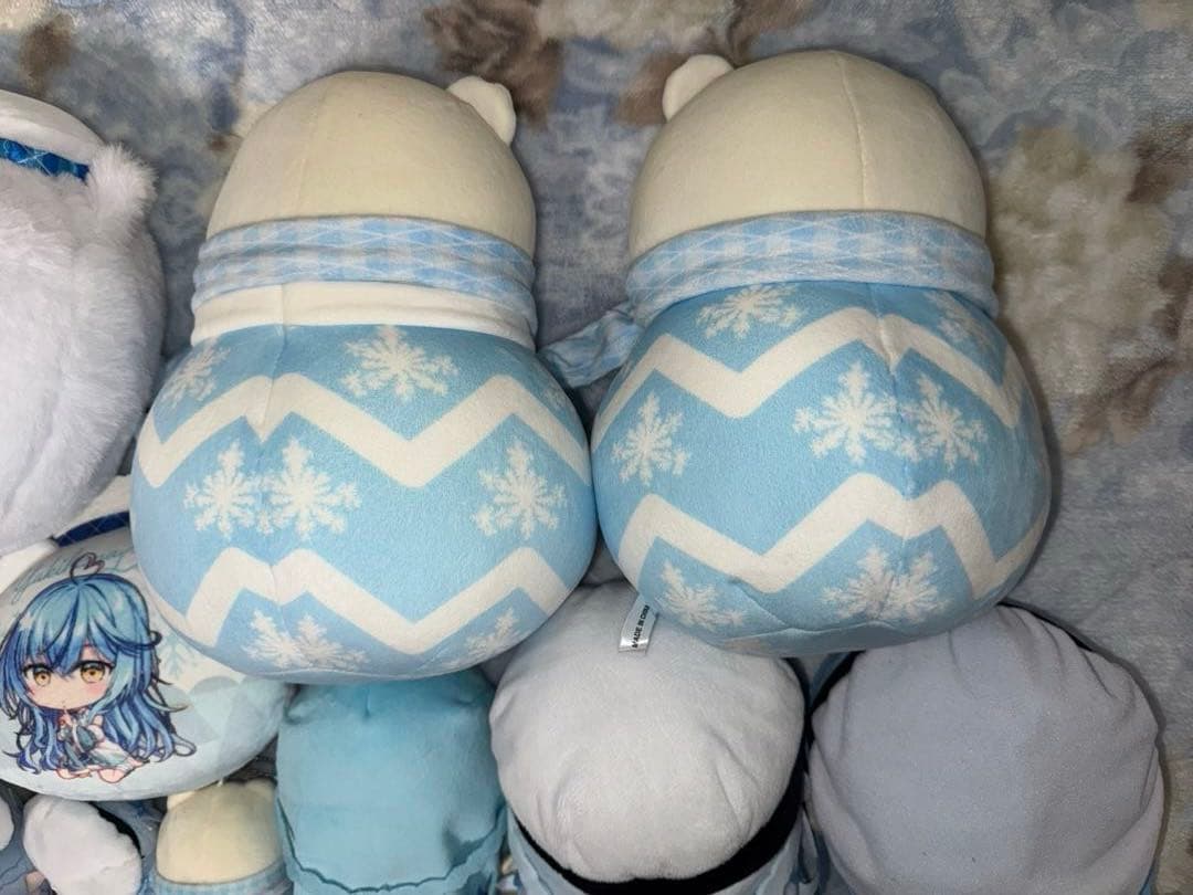 ホロライブ 雪花ラミィ ぬいぐるみ マスコット ミニクッションセット