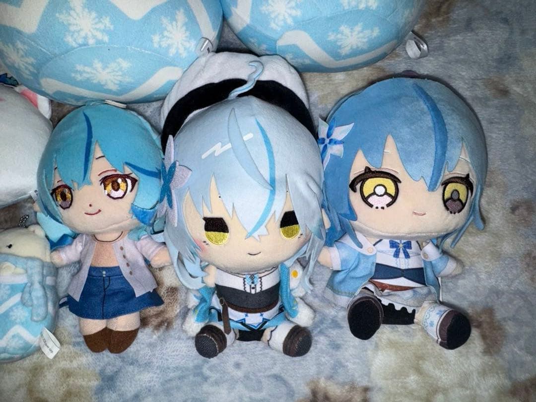 ホロライブ 雪花ラミィ ぬいぐるみ マスコット ミニクッションセット