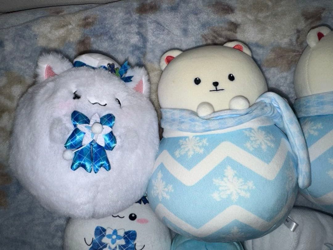 ホロライブ 雪花ラミィ ぬいぐるみ マスコット ミニクッションセット