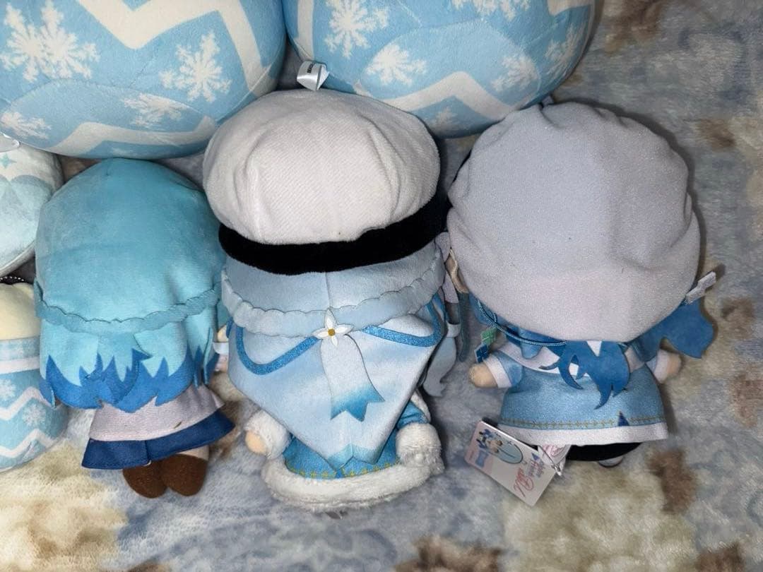 ホロライブ 雪花ラミィ ぬいぐるみ マスコット ミニクッションセット