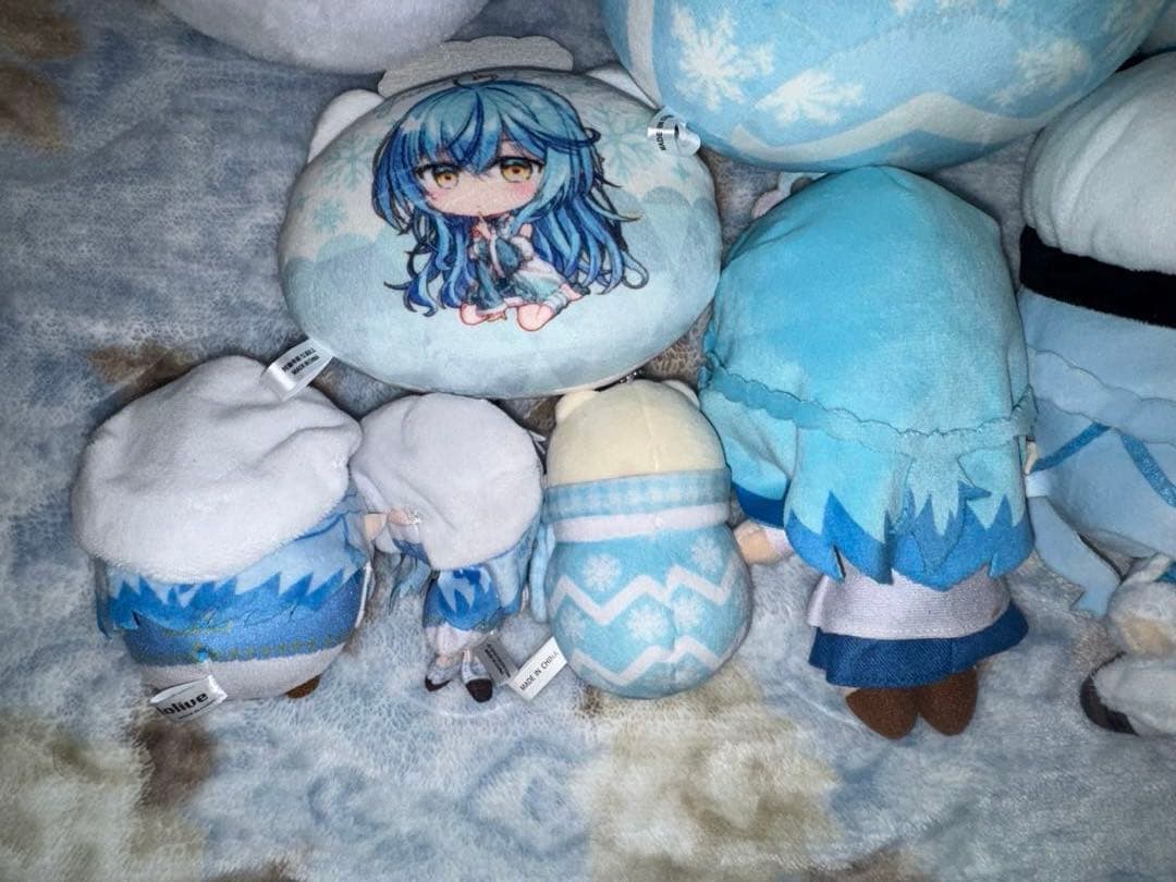 ホロライブ 雪花ラミィ ぬいぐるみ マスコット ミニクッションセット