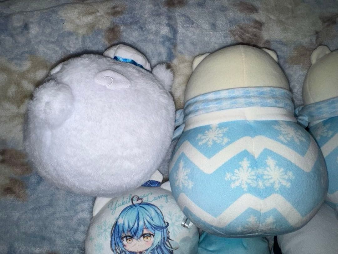 ホロライブ 雪花ラミィ ぬいぐるみ マスコット ミニクッションセット