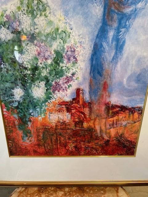 抽象画 天使と人物の絵画