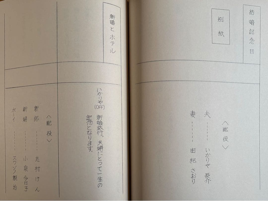 ドリフ大爆笑’84 No.5台本 ザ・ドリフターズ 小泉今日子