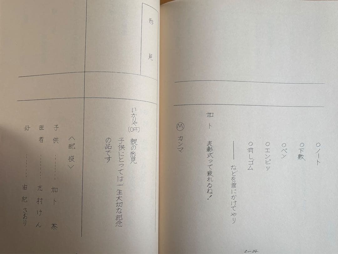 ドリフ大爆笑’84 No.5台本 ザ・ドリフターズ 小泉今日子