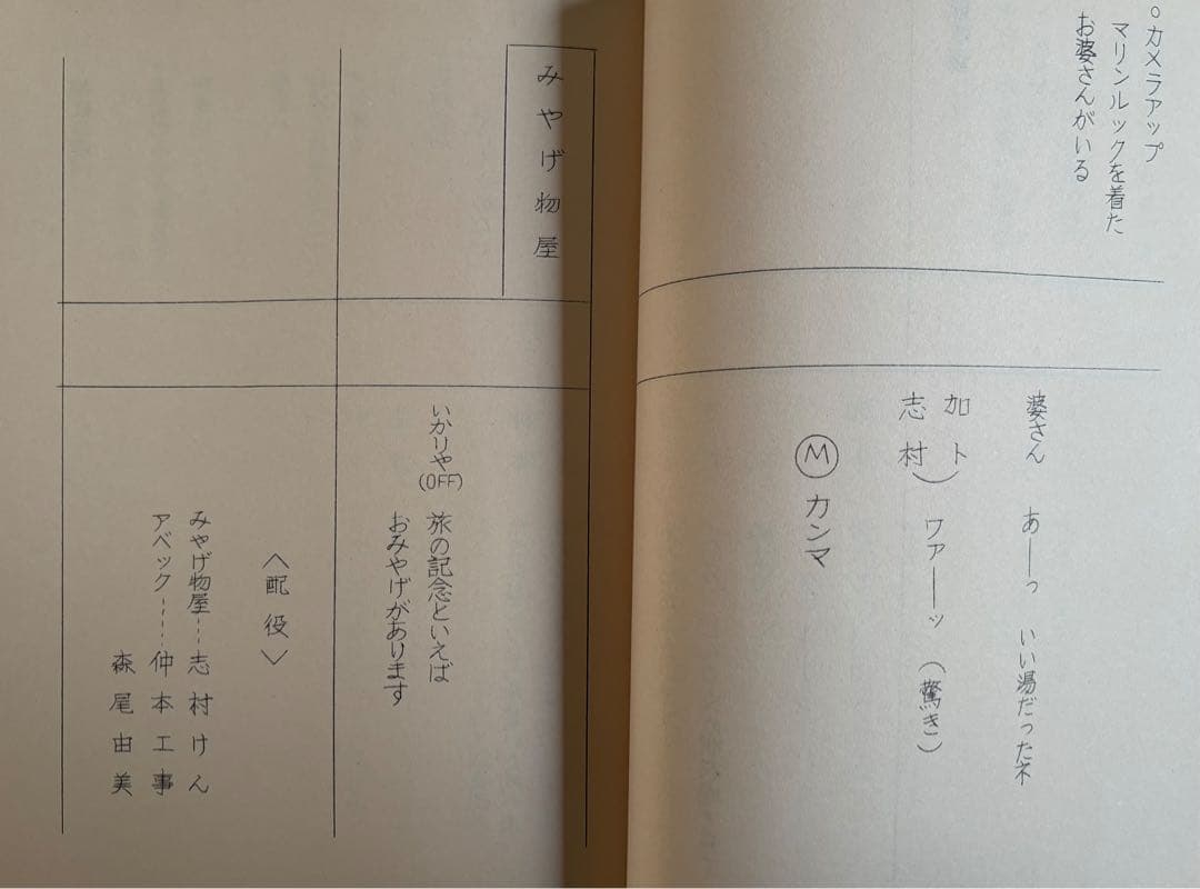 ドリフ大爆笑’84 No.5台本 ザ・ドリフターズ 小泉今日子