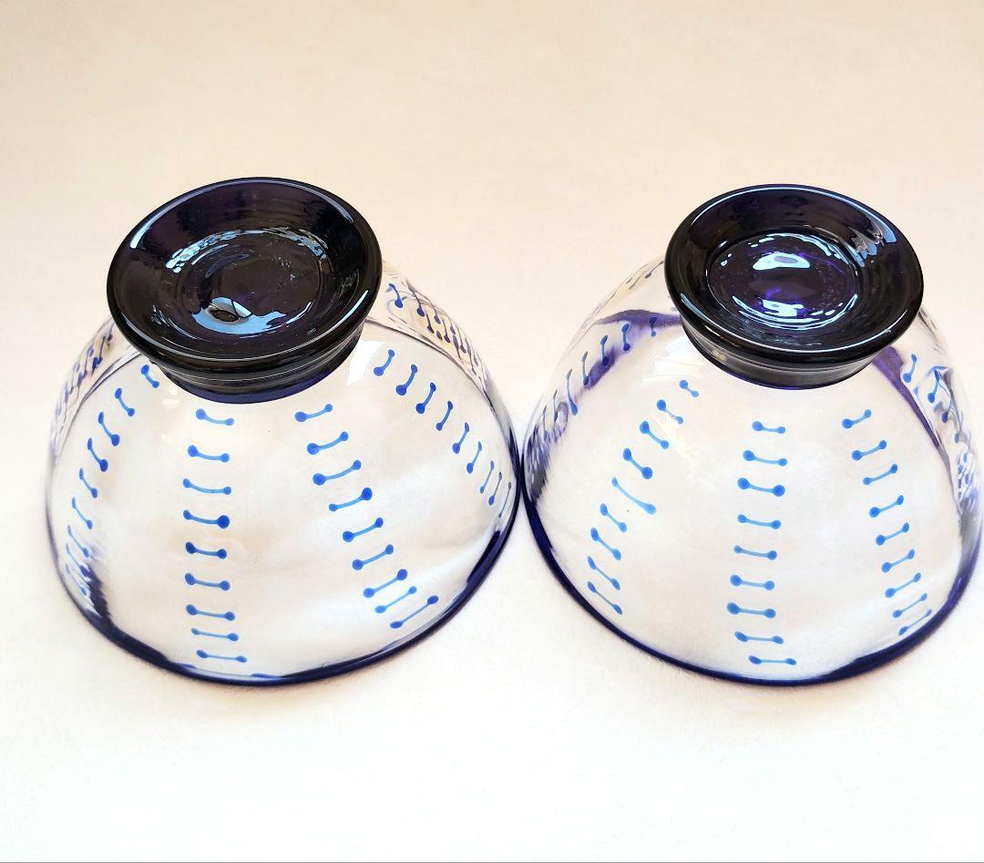 肥前びーどろ ガラス 縄文 グラス 小鉢 2個セット 佐賀市重要無形文化財指定