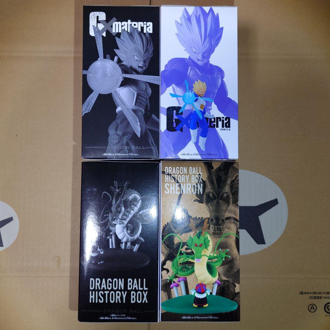 ドラゴンボールシリーズ フィギュア ベジータ 2個、神龍 2個