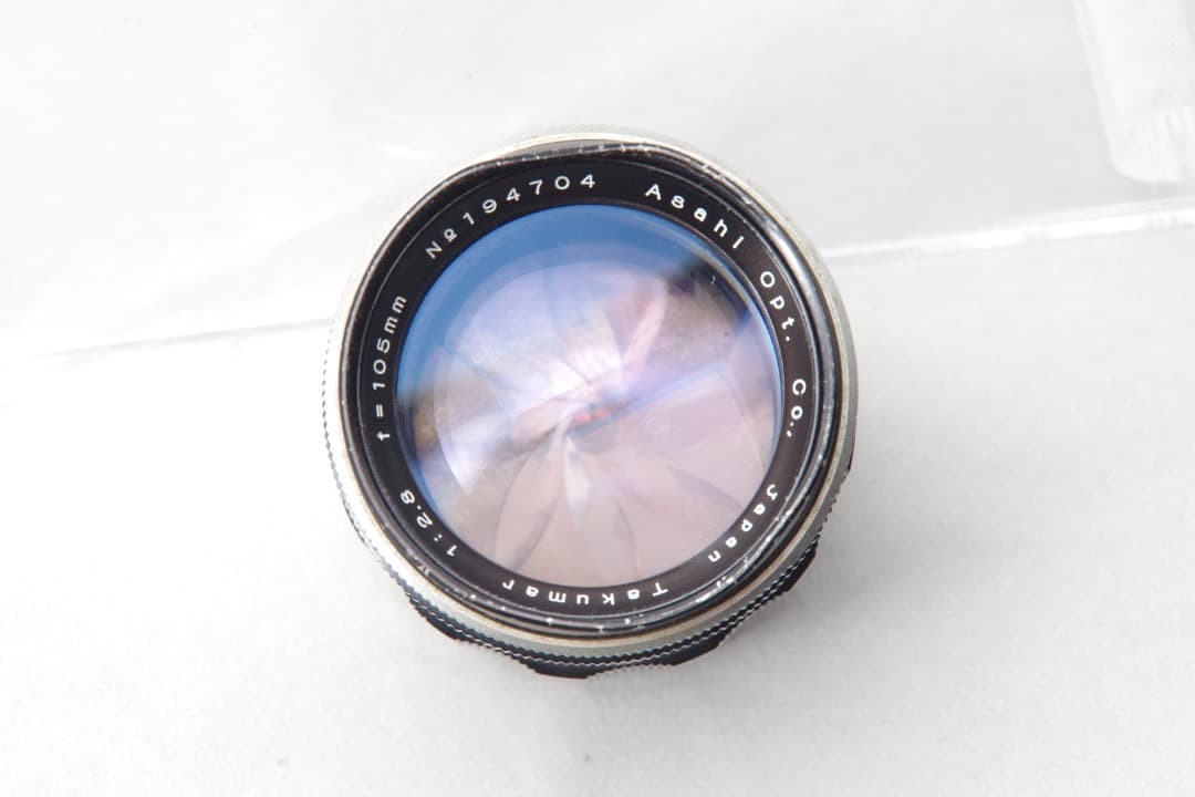 送料無料 限定１個 タクマー 105mm F2.8 単焦点 オールドレンズ