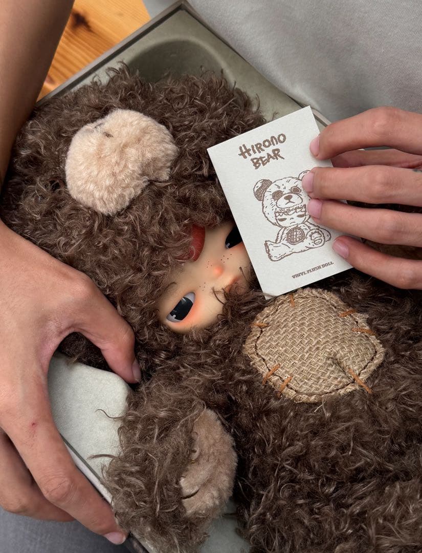 Hirono Bear Vinyl Plush Doll ぬいぐるみ