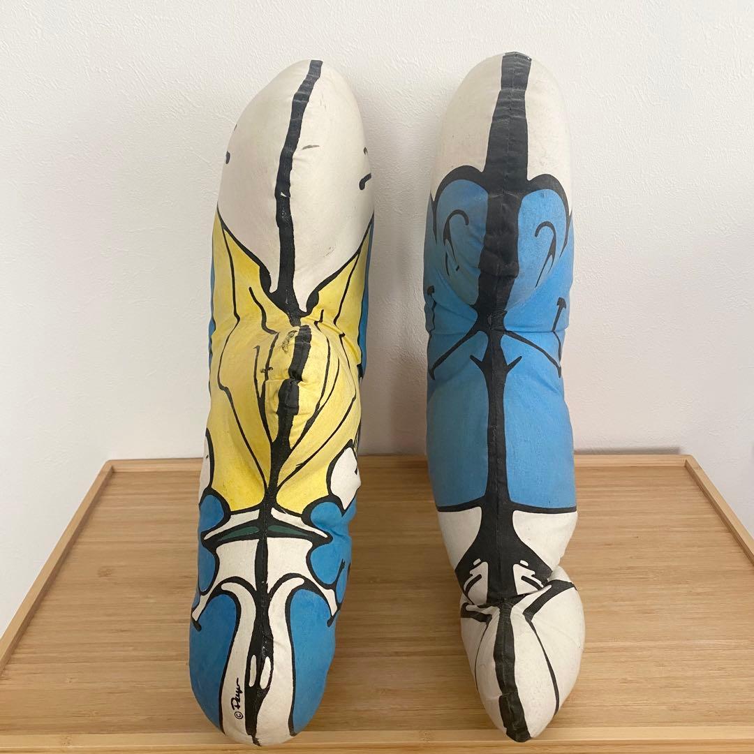 スマーフ スマーフェット カップル クッション 約45cm ペア　ヴィンテージ