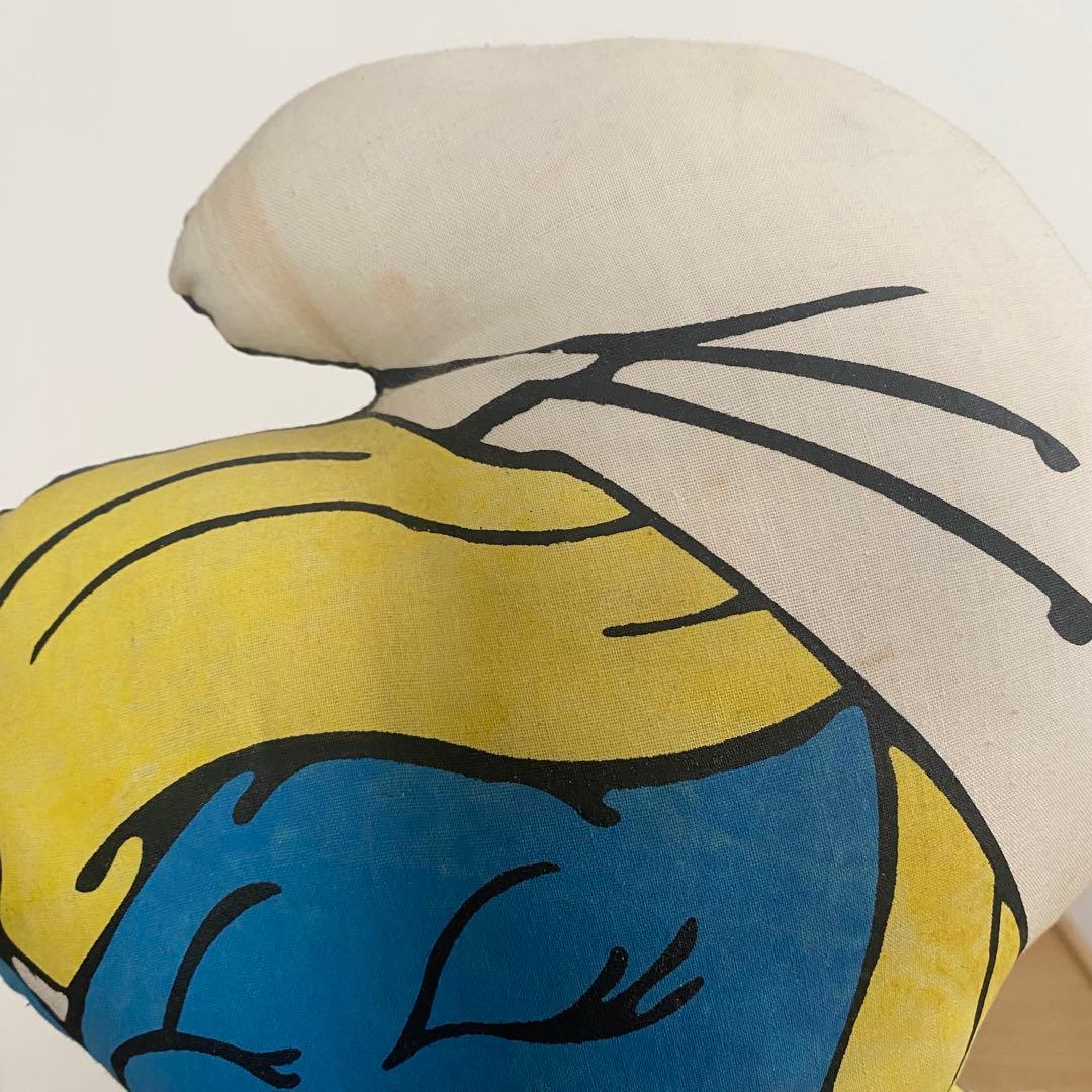 スマーフ スマーフェット カップル クッション 約45cm ペア　ヴィンテージ