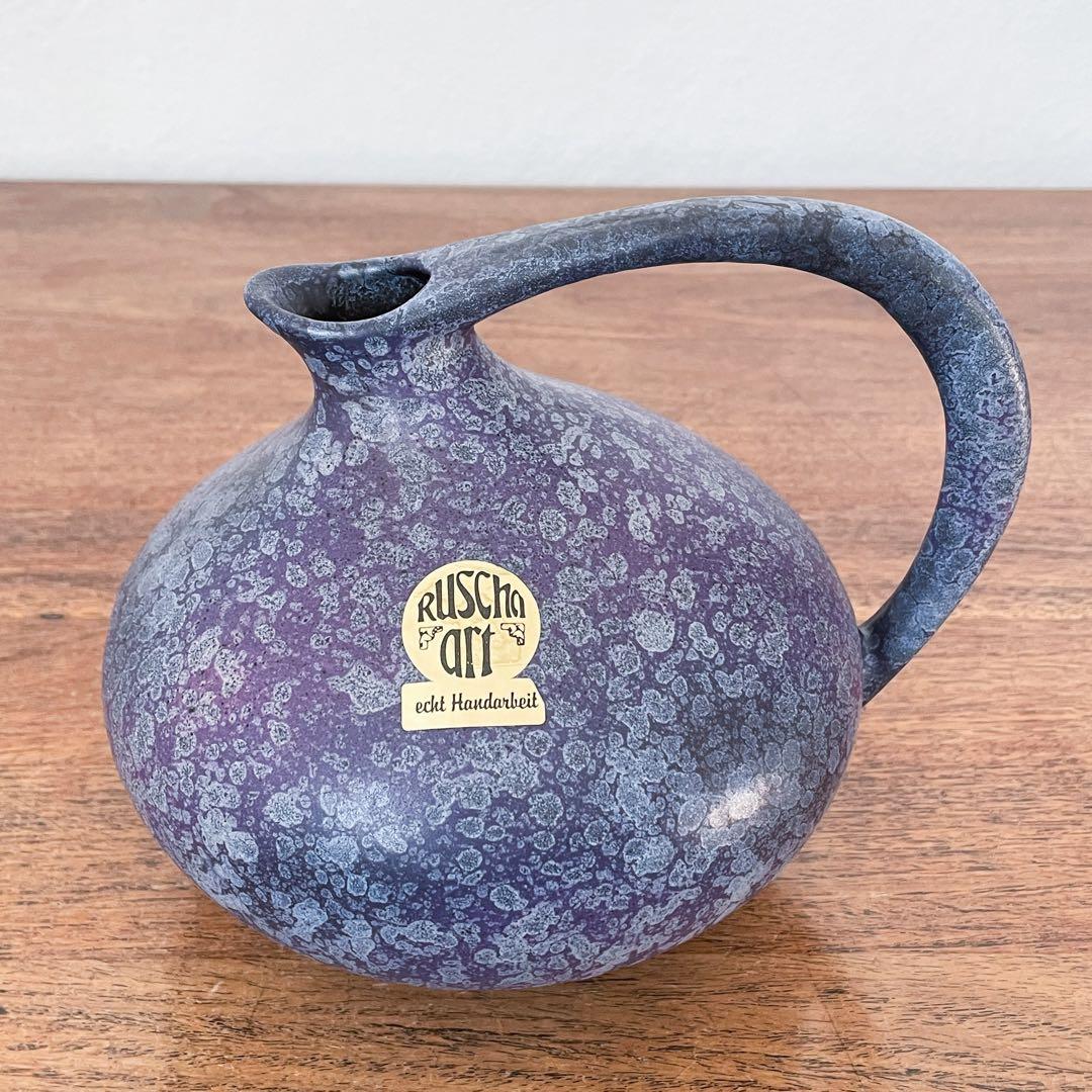 【ドイツ Ruschaの花瓶】ヴィンテージ ミッドセンチュリー 340