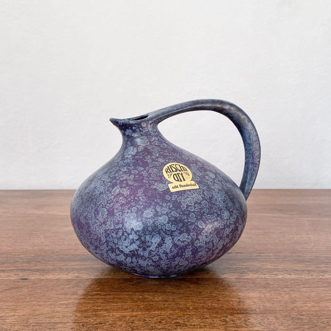 【ドイツ Ruschaの花瓶】ヴィンテージ ミッドセンチュリー 340