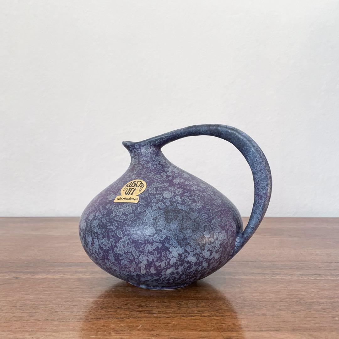 【ドイツ Ruschaの花瓶】ヴィンテージ ミッドセンチュリー 340