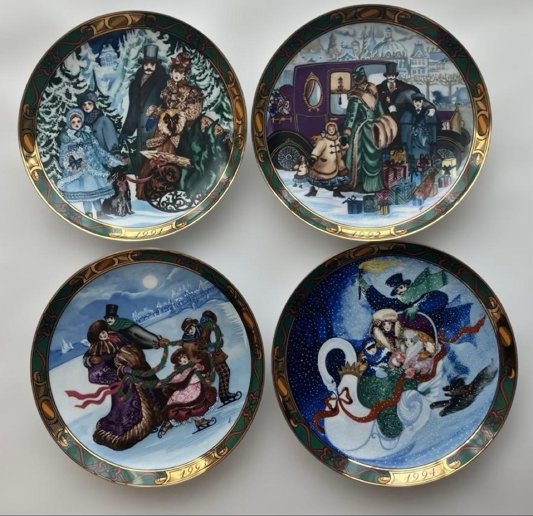 ロイヤルコペンハーゲンイヤープレートセット