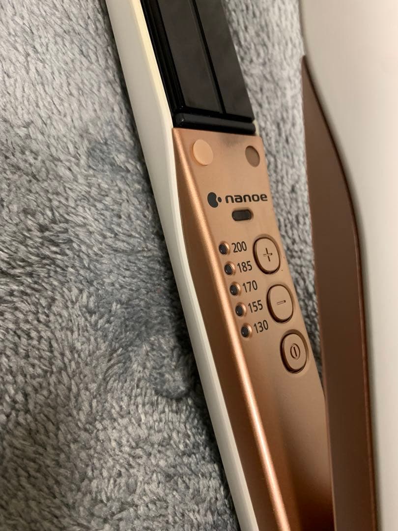 【美品】Panasonic ナノケア　ストレートヘアアイロン EH-HS0E