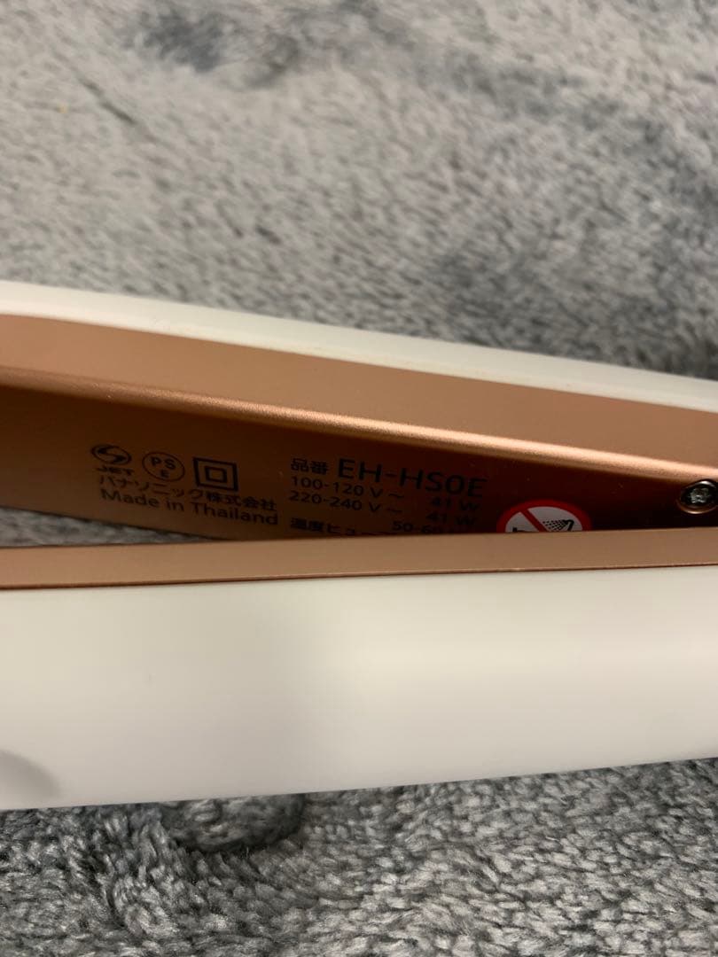 【美品】Panasonic ナノケア　ストレートヘアアイロン EH-HS0E