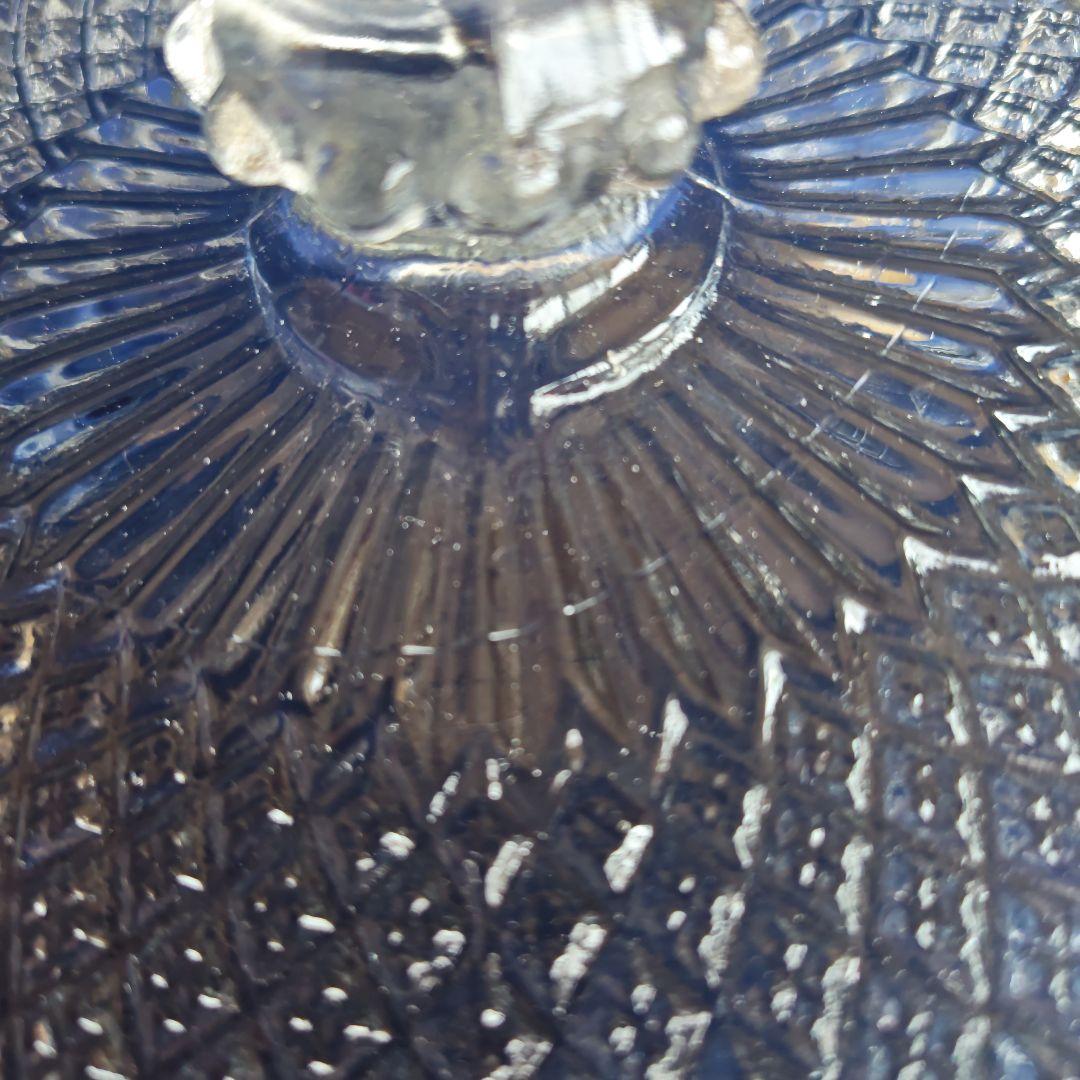 アンティークケ−キスタントガラス皿