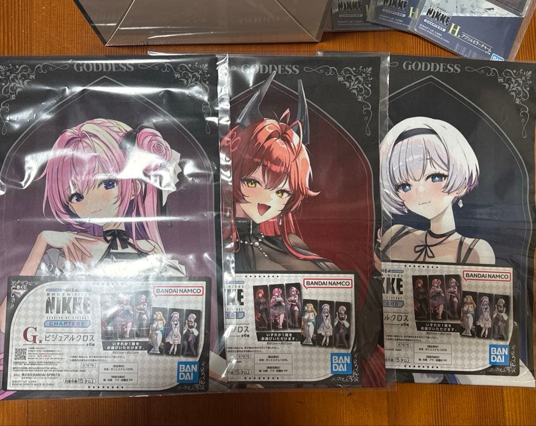 一番くじ勝利の女神:NIKKE B賞 シンデレラフィギュア ミラーチャーム 他