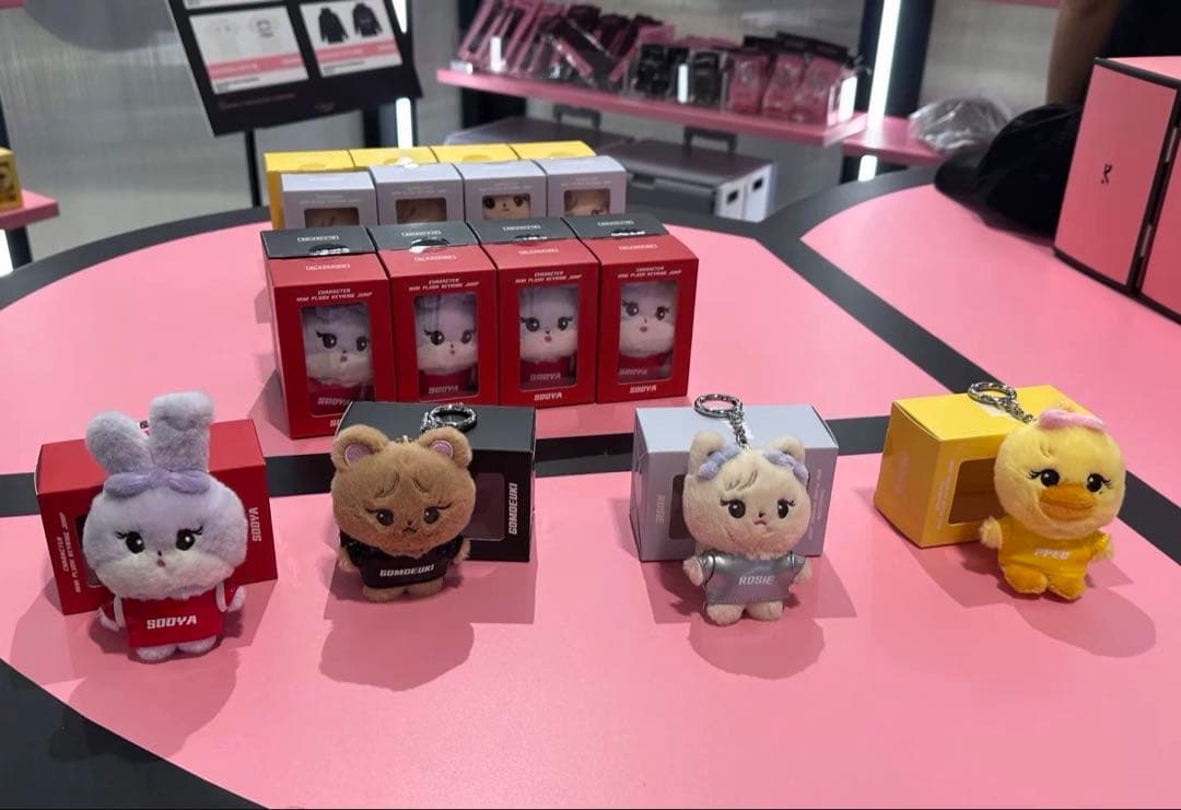 海外限定BLACKPINK DEADLINE ぬいぐるみキーチェーン ロゼ