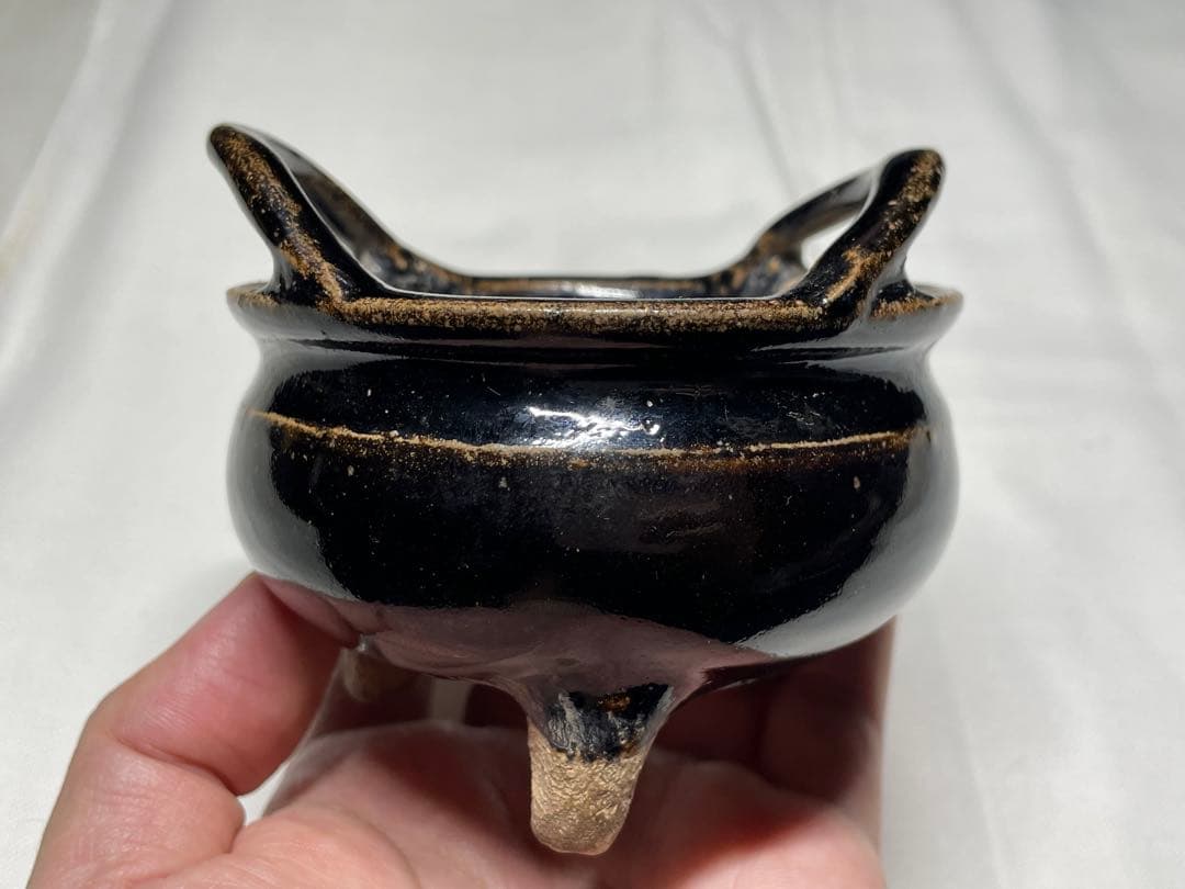 香炉。香道具、茶道具。古美術。骨董品。明時代。美品。希少品。舊家蔵出し。